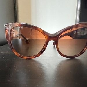 Burberry Tortoise Amber Sunglasses